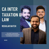 CA Inter Taxation & Law | Regular Batch By CA Bhanwar Borana, CA Amit Mahajan & CA Arjun Chhabra | For Jan 26 & May 26 Exams